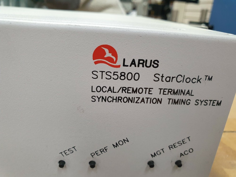 LARUS STS5800 STARCLOCK LOCAL/REMOTE TERMINAL SYNCHRONIZATION TIMING STYSTEM (RD