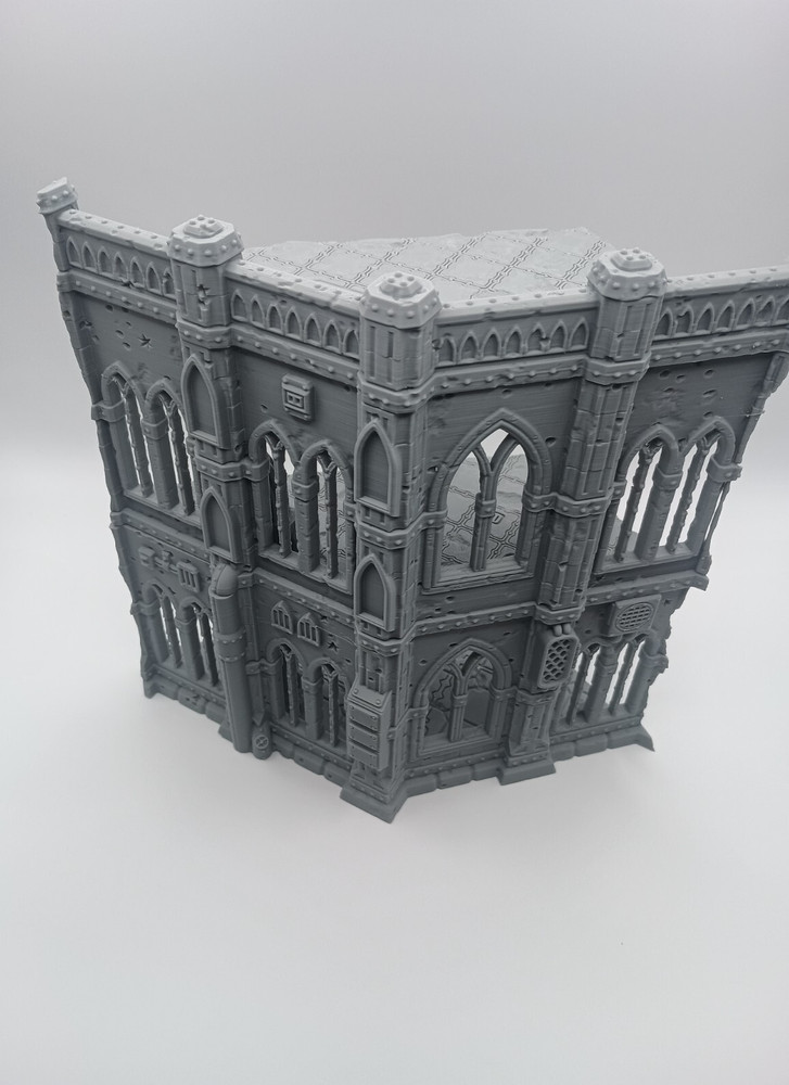 Gothic Sector 75 Modular Sci-Fi Ruins Building # 14 (32mm Scale) [PTO]