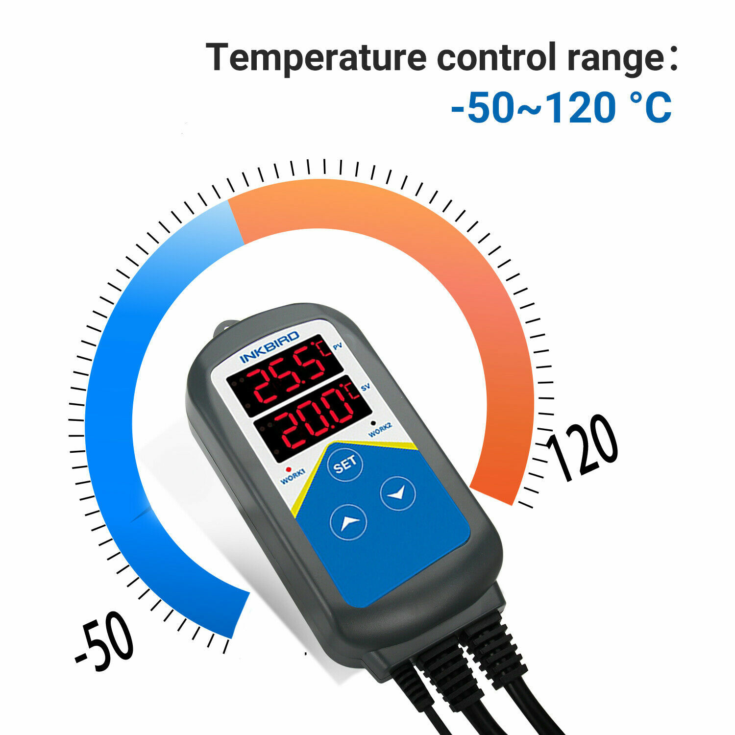 Inkbird Thermostats ITC-306T Controller Temperature Control Day Night Heating US