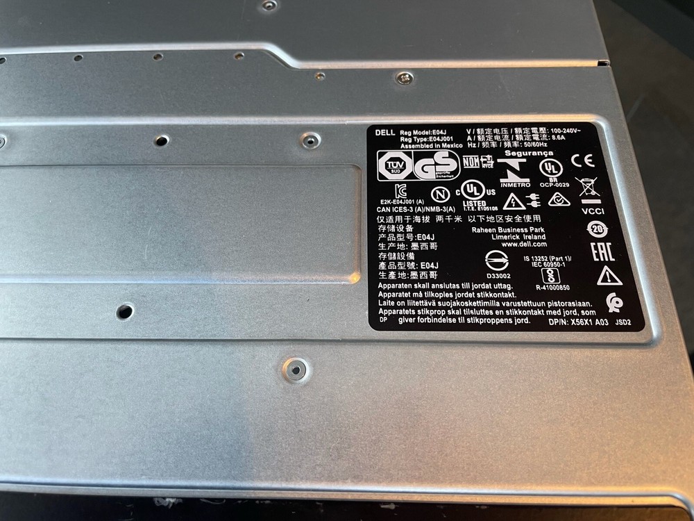 Dell EqualLogic PS4210 PS4210X SAN Array Chassis / Backplane excellent condition