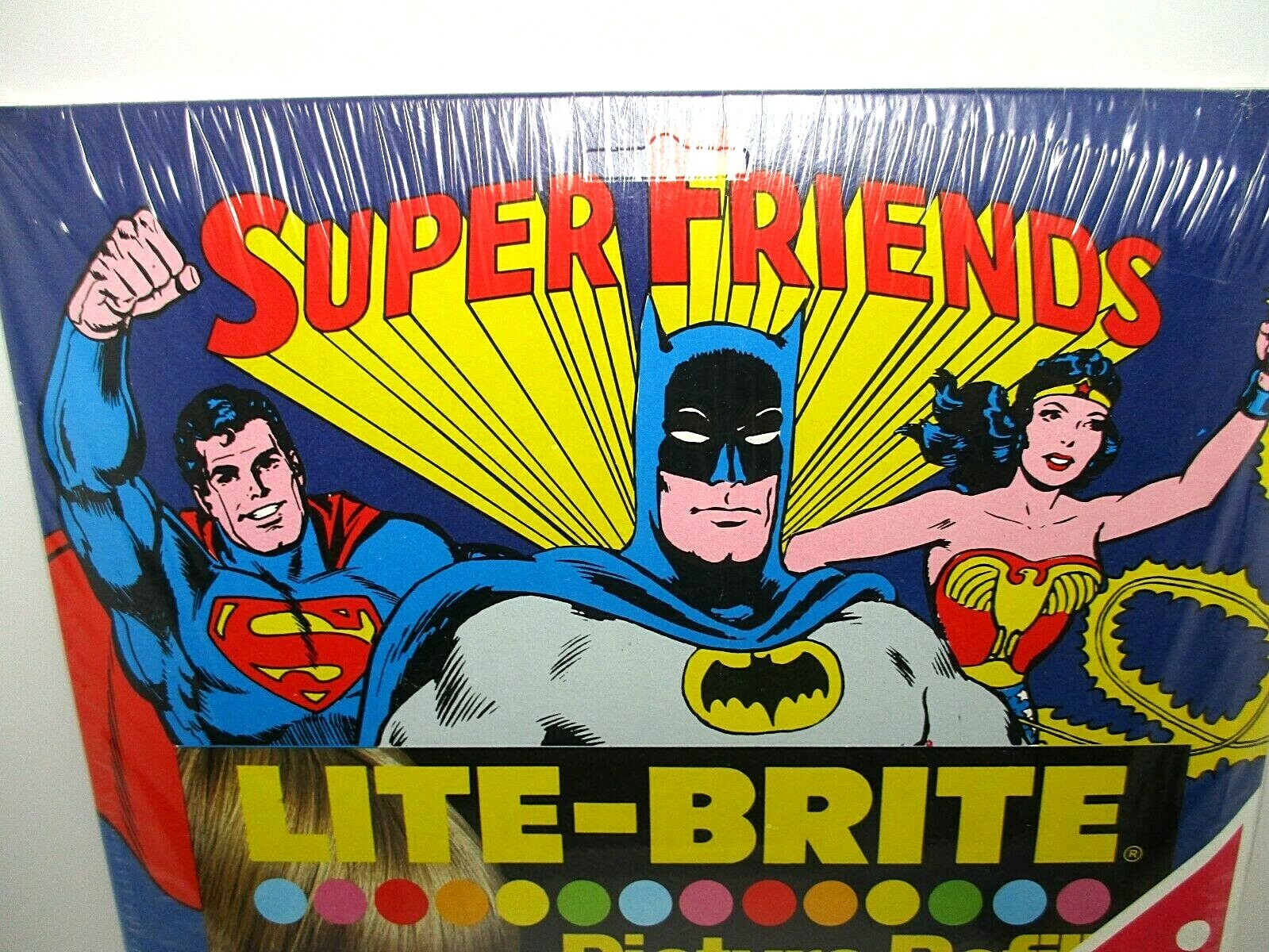 1980 LITE BRITE SUPER FRIENDS / HEROES REFILL SEALED 24 SHEETS!