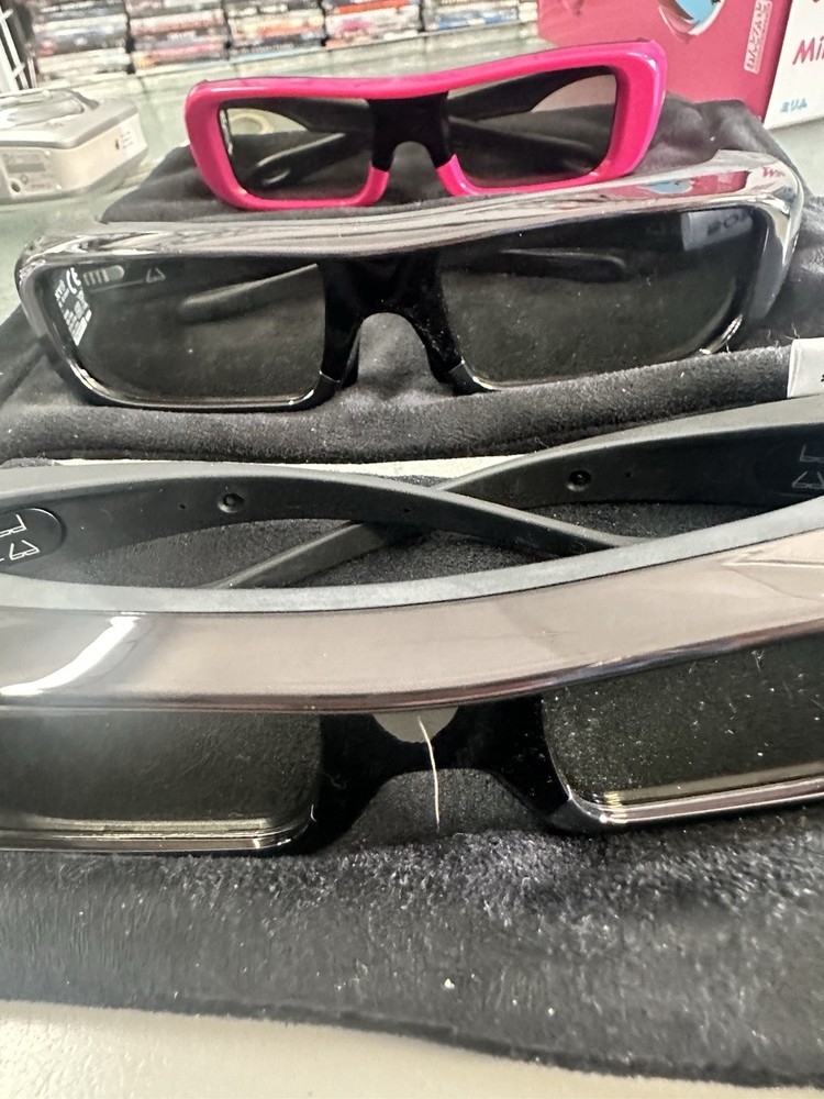GENUINE SONY 3D GLASSES TDG-BR100 Bundle 3 Pair Clean