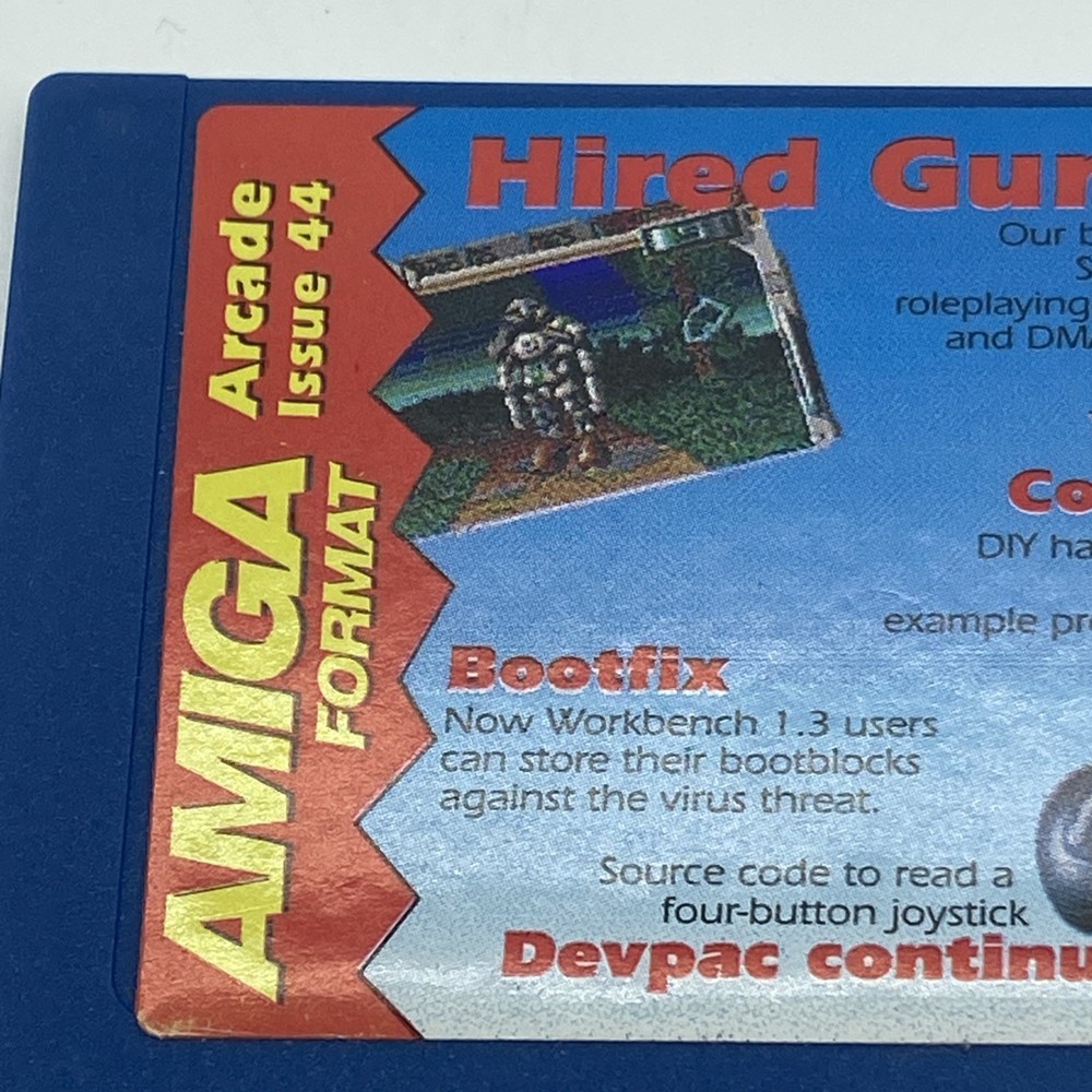 Amiga Arcade Issue 44 Hired Guns Demo, Commodore Amiga - Floppy Disk untested