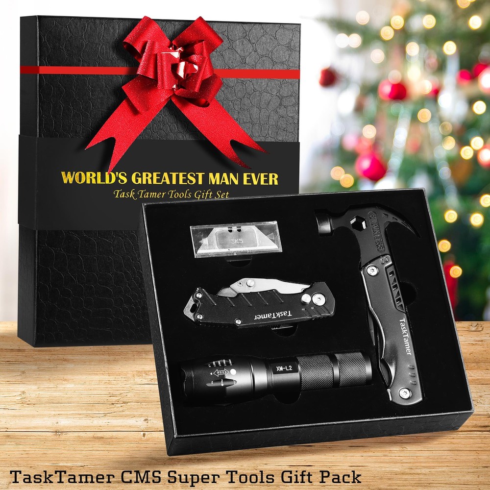 Multitools for Men, Man Gifts Multi-tools Set with Multi-Hammer, Utility Knif...