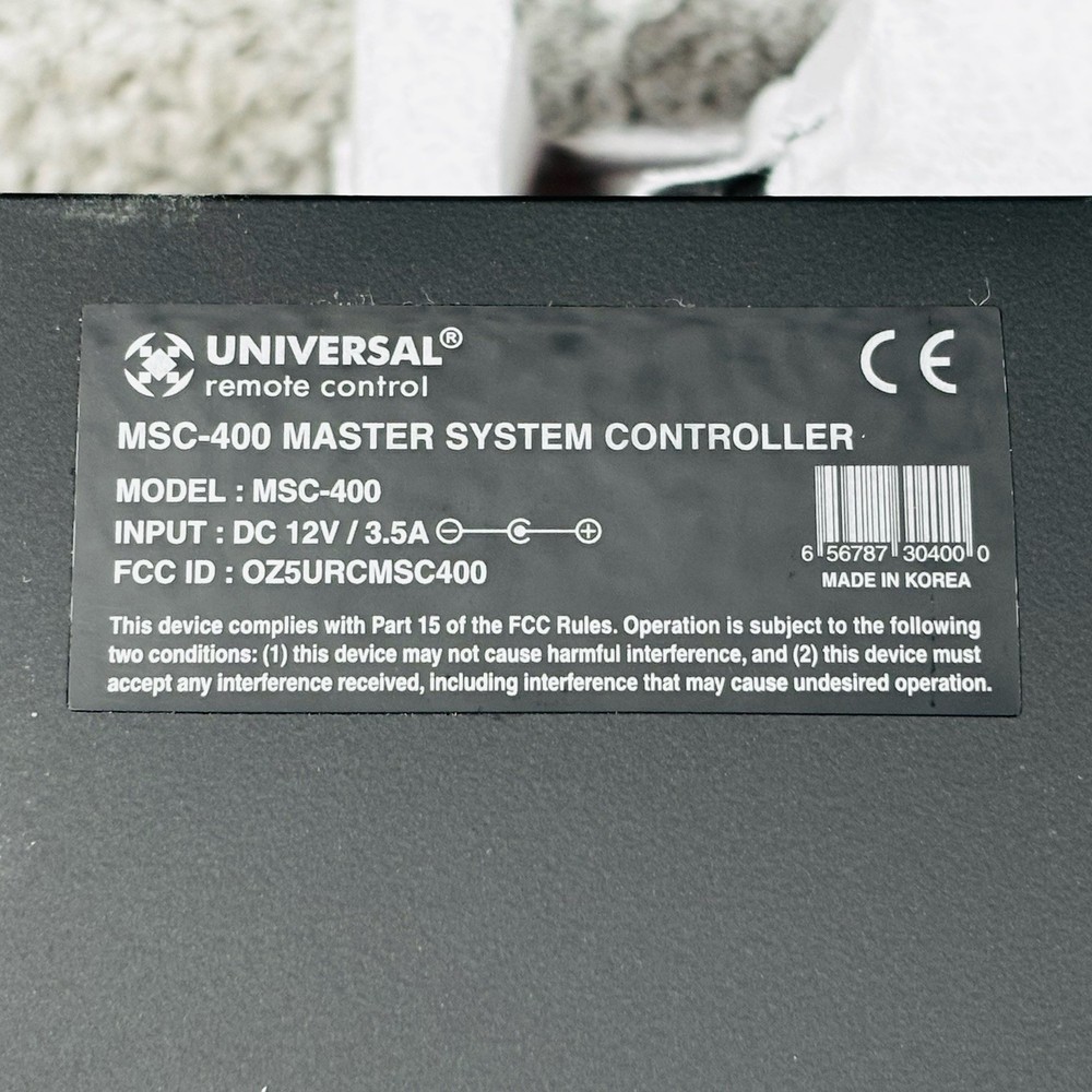Complete Control MSC-400 Master System Controller NOB