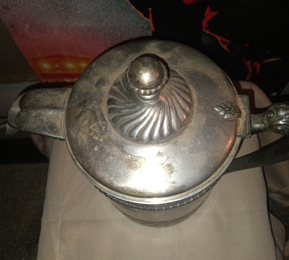 Simpson Hall Miller Silver Plated Water Pitcher #397