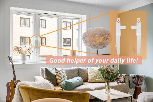 2 Pack Casement Window Locking Handle Grasp Grip Left and Right Hand