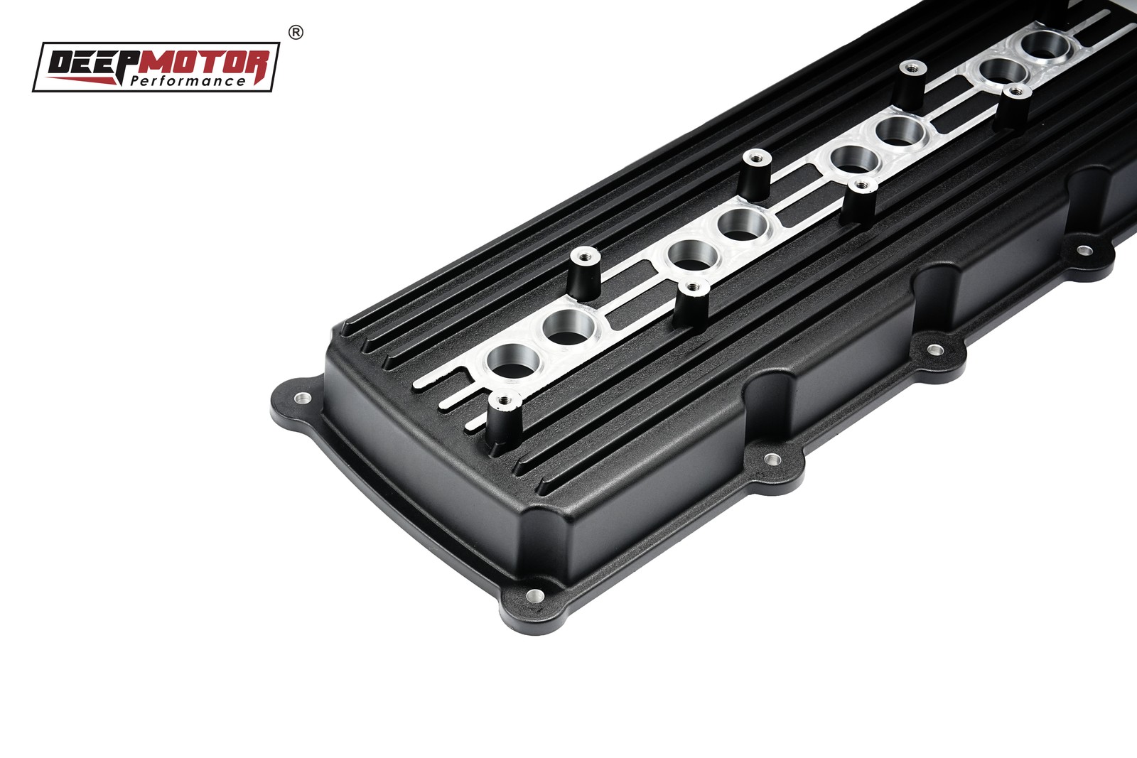 Deepmotor Aluminum Cast Valve Covers for Gen 3 III Hemi 5.7L 6.1L 6.4L Black