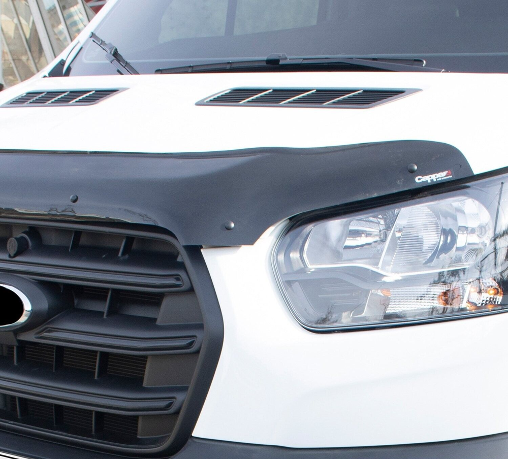 Hood Deflector Guard | Front Bug Shield Compatible for Ford Transit 2019-2024