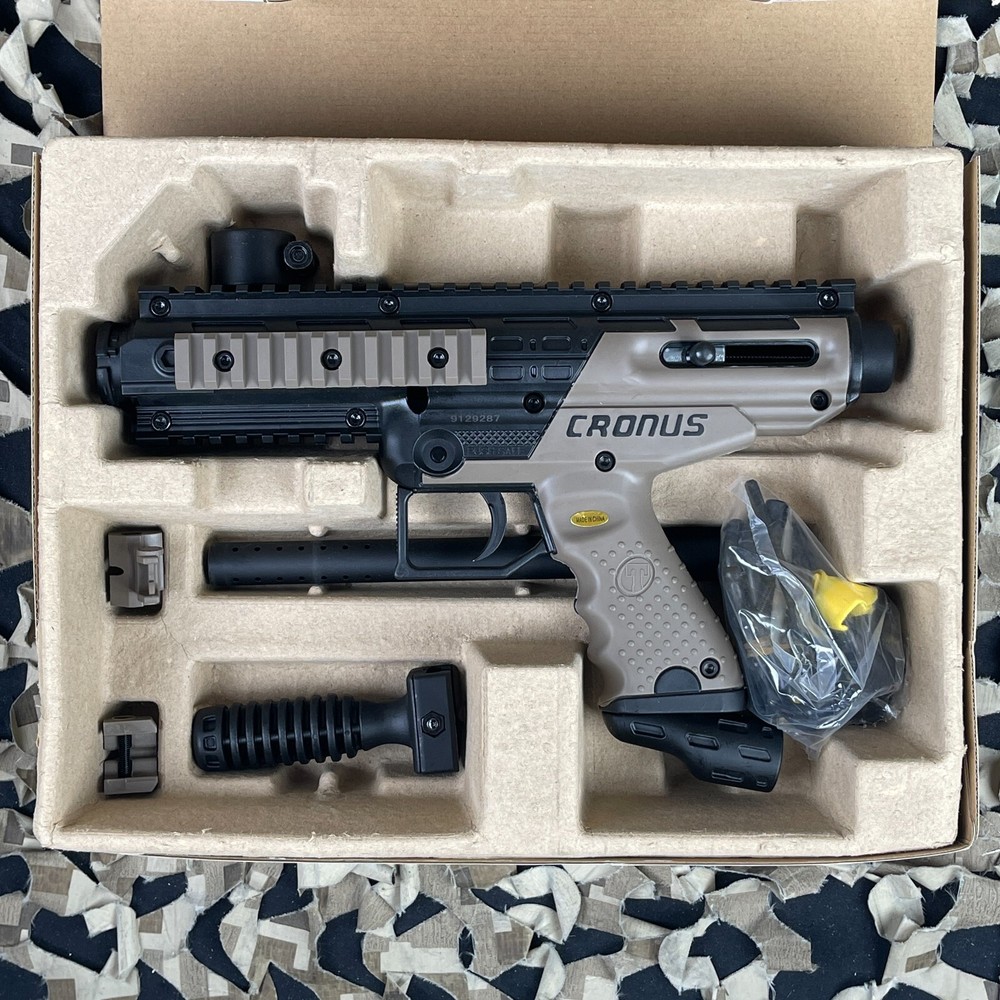 NEW Tippmann .50 Caliber Cronus Paintball Gun - Basic - Black/Dark Earth