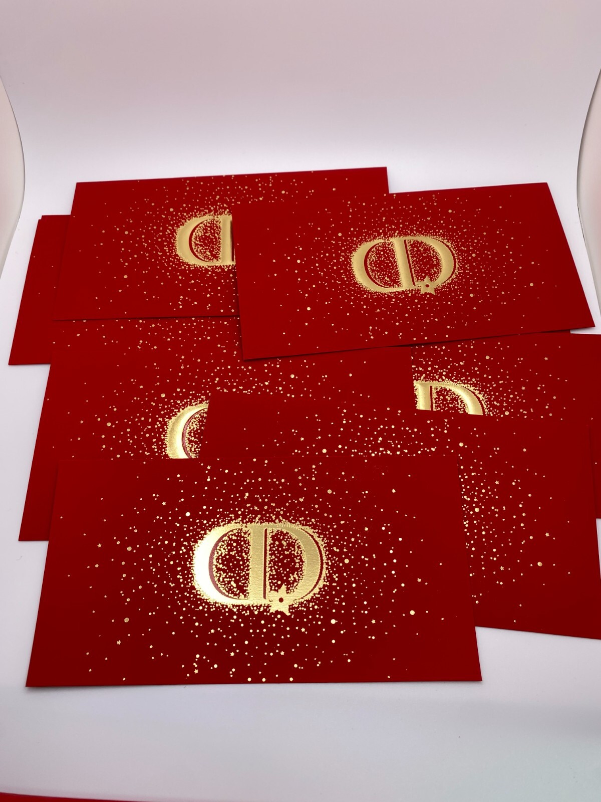Dior Red Envelope Money Set of 8 Envelopes in a Gift Box (BRAND NEW)