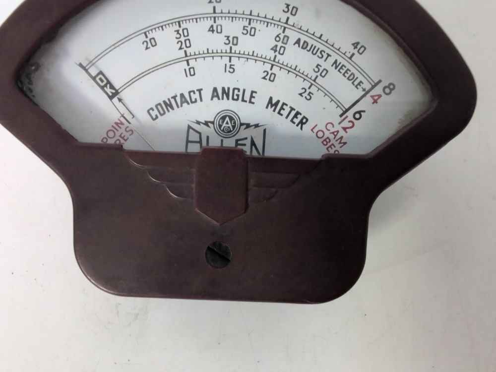 VINTAGE ALLEN CONTACT ANGLE METER