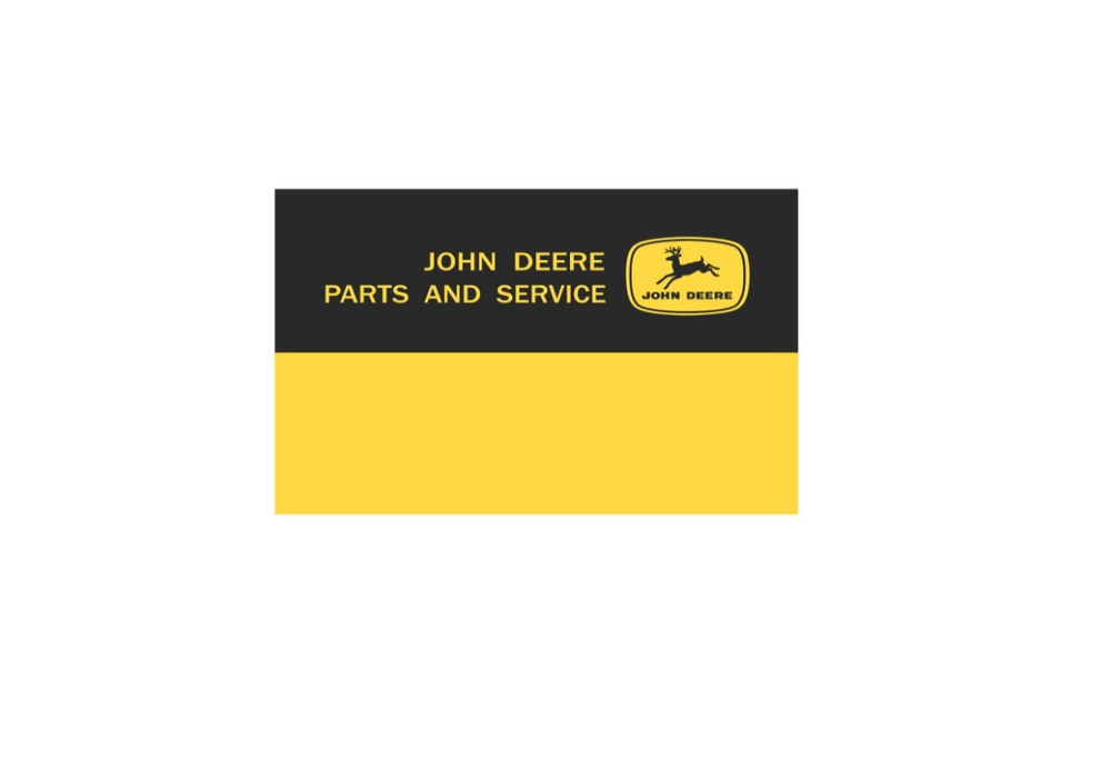John Deere Parts & Service Stickers