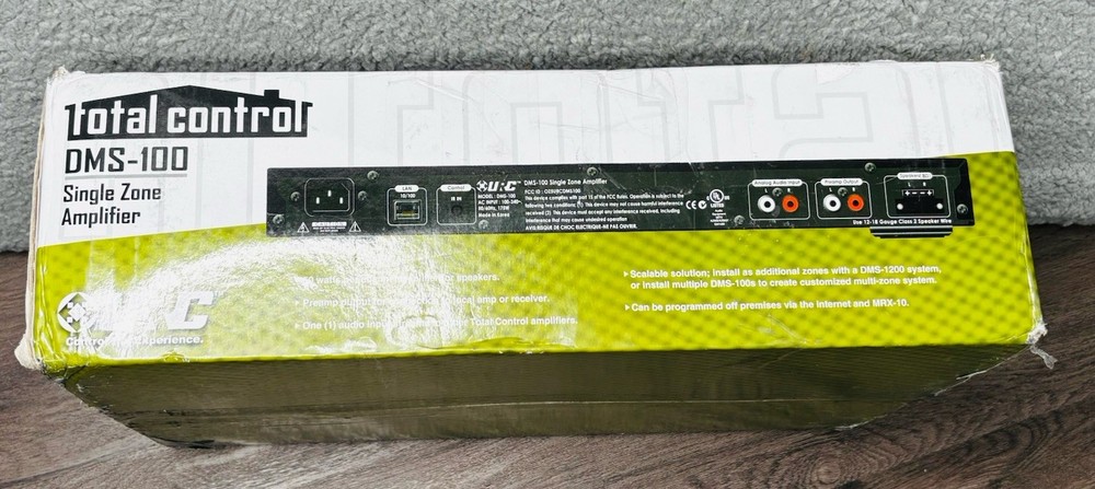 URC DMS-100 Network Single-Zone Amplifier MISSING CABLES AND MANUAL