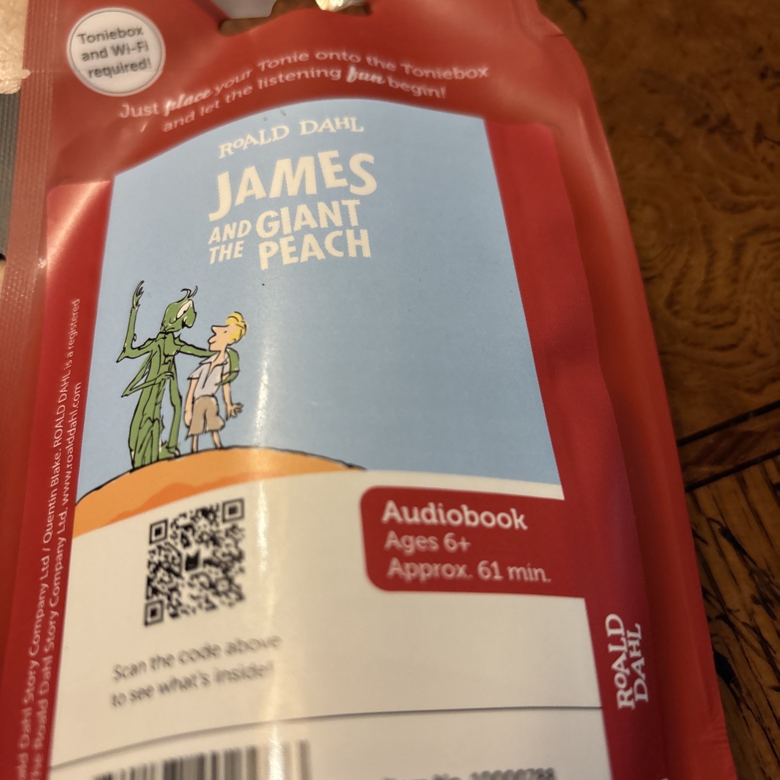 Tonies Roald Dahl James and The Giant Peach New Release USA