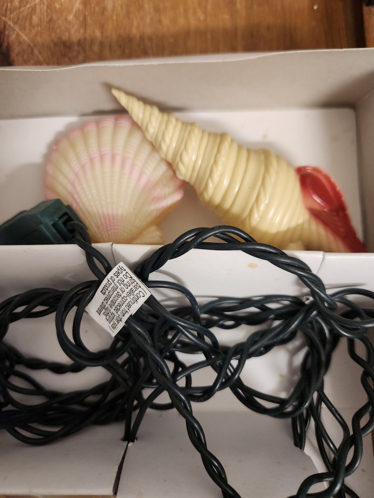 Enchanted Forest Seashell String Lights Indoor/Outdoor Coastal