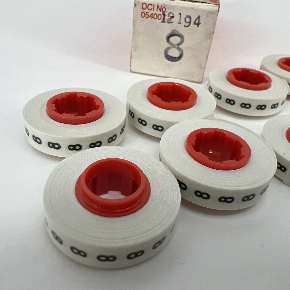 3M SDR-8 ScotchCode Wire Marker Tape Refill Roll, 13 Pack - Number "8"