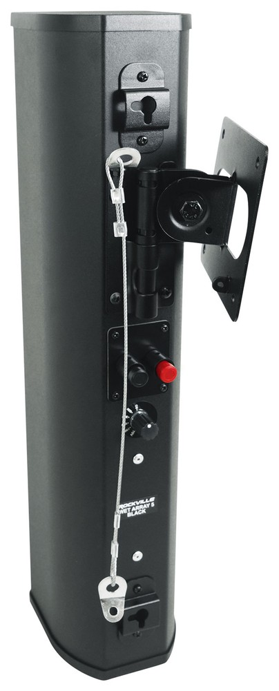 Rockville WET ARRAY 5 Black Swivel Column Line Array 70V Commercial Pro Speaker
