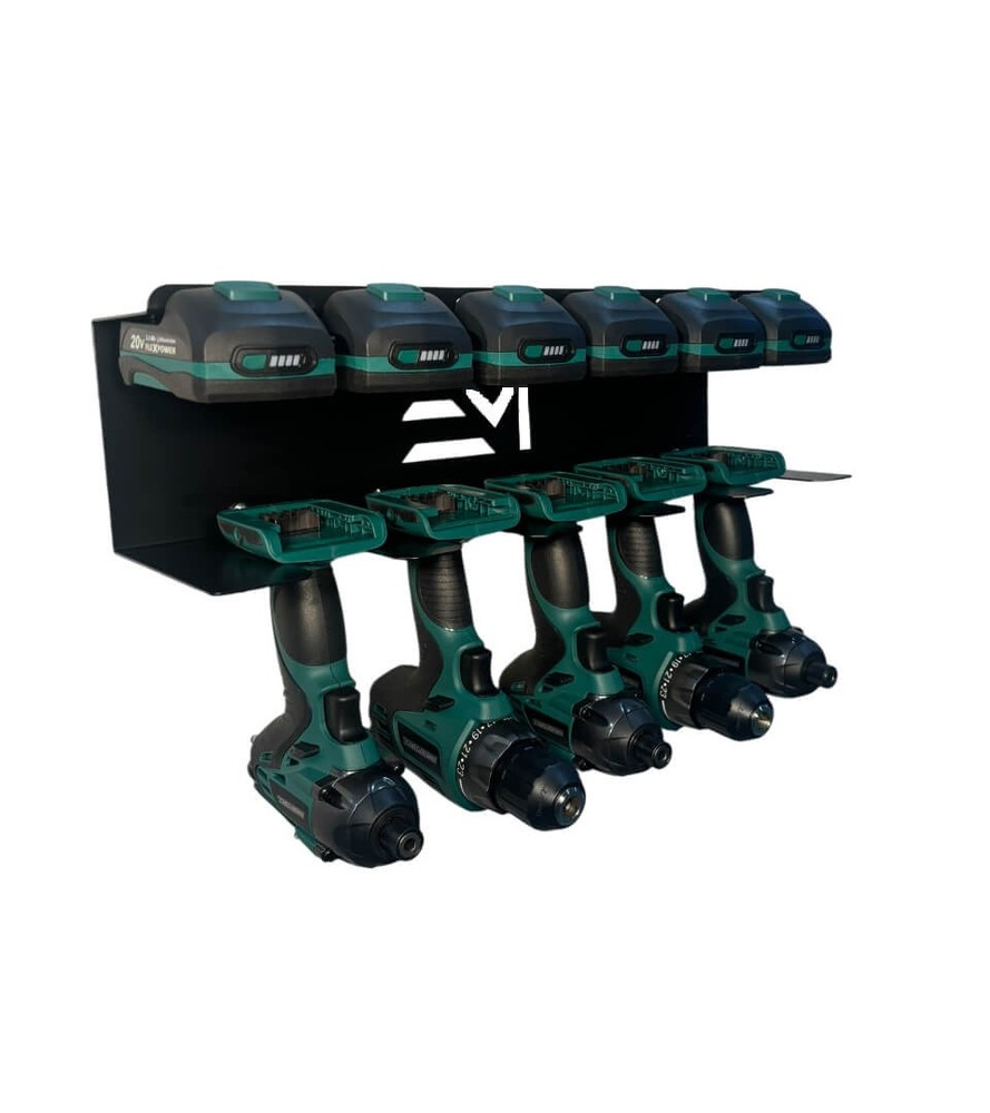 Masterforce 20V Drill and Battery Shelf