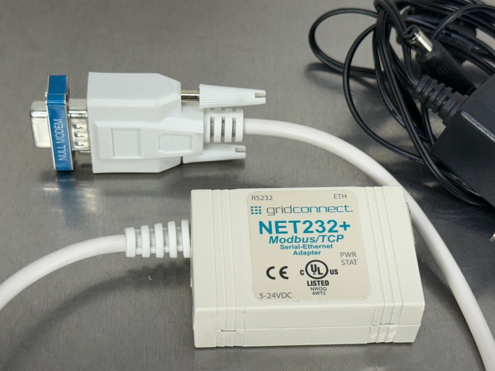 GridConnect Net232+ Ethernet / RS232 Adapter ModBus/TCP