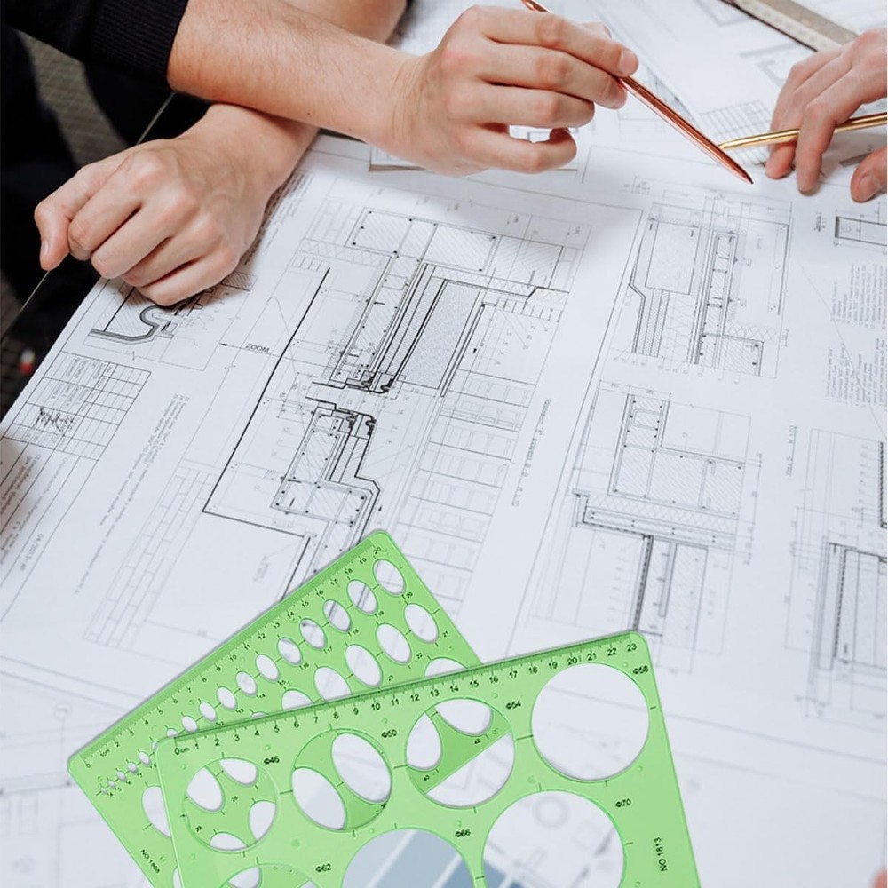 Circle Templates Ellipse Drawings Templates Drafting Stencils Measuring Tools...