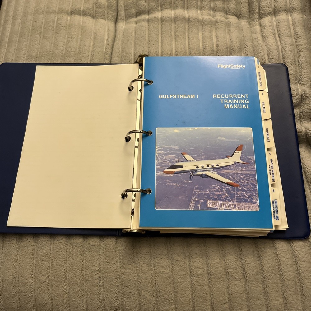 Flight Safety Gulfstream I Recurrent Training Manual