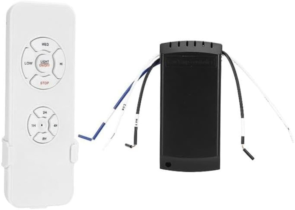 Universal Ceiling Fan Lamp Light 15M Timing Wireless Remote Control Receiver Kit