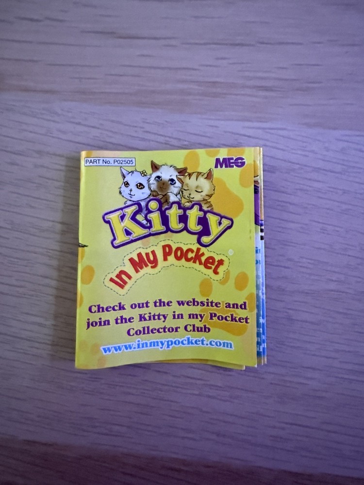 Kitty In My Pocket Collectors Guide