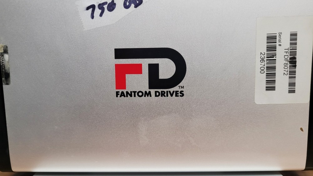 Fantom Drive External 750GB Hard Drive