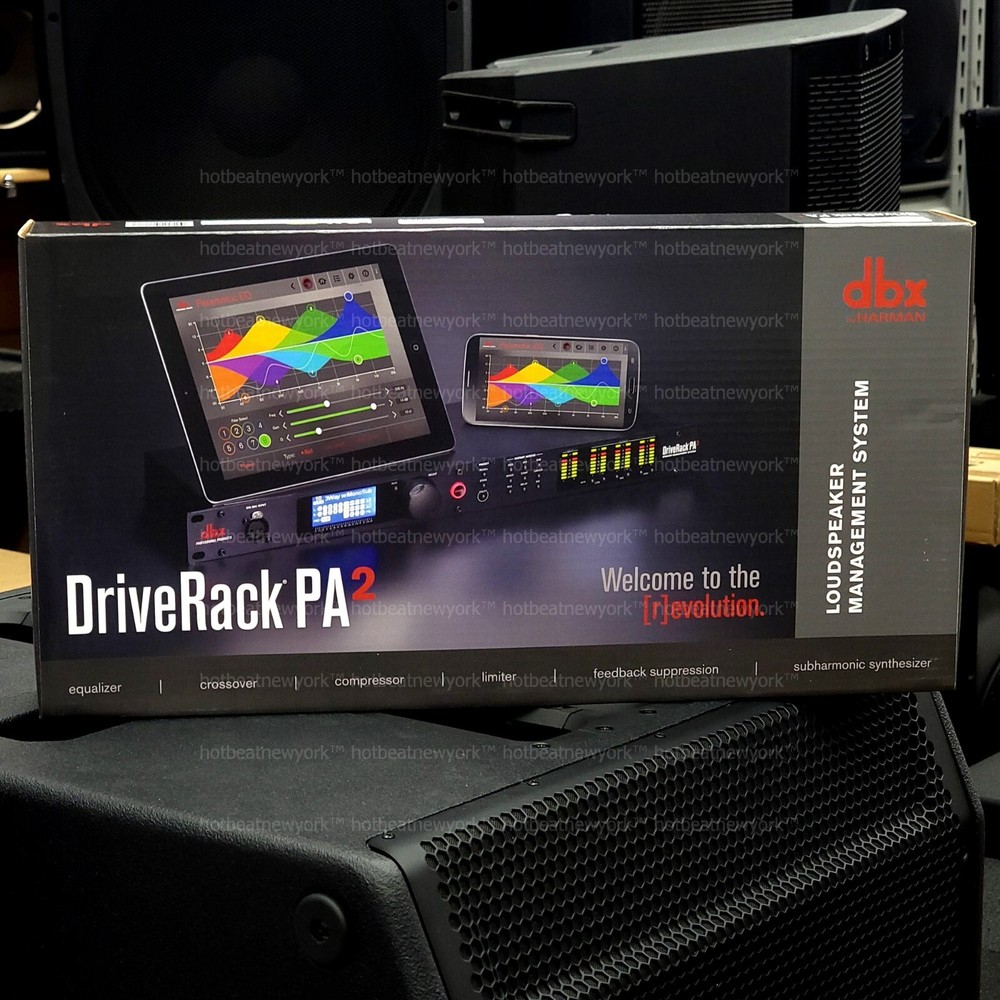 Genuine DBX DriveRack PA2 Complete Loudspeaker Management System STORE DEMO