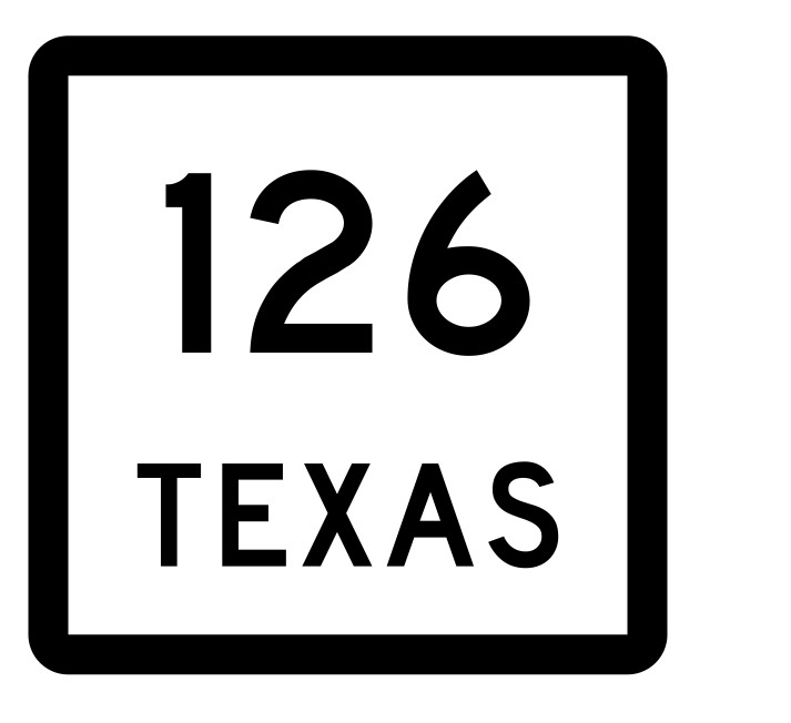 Texas State Highway 126 Sticker Decal