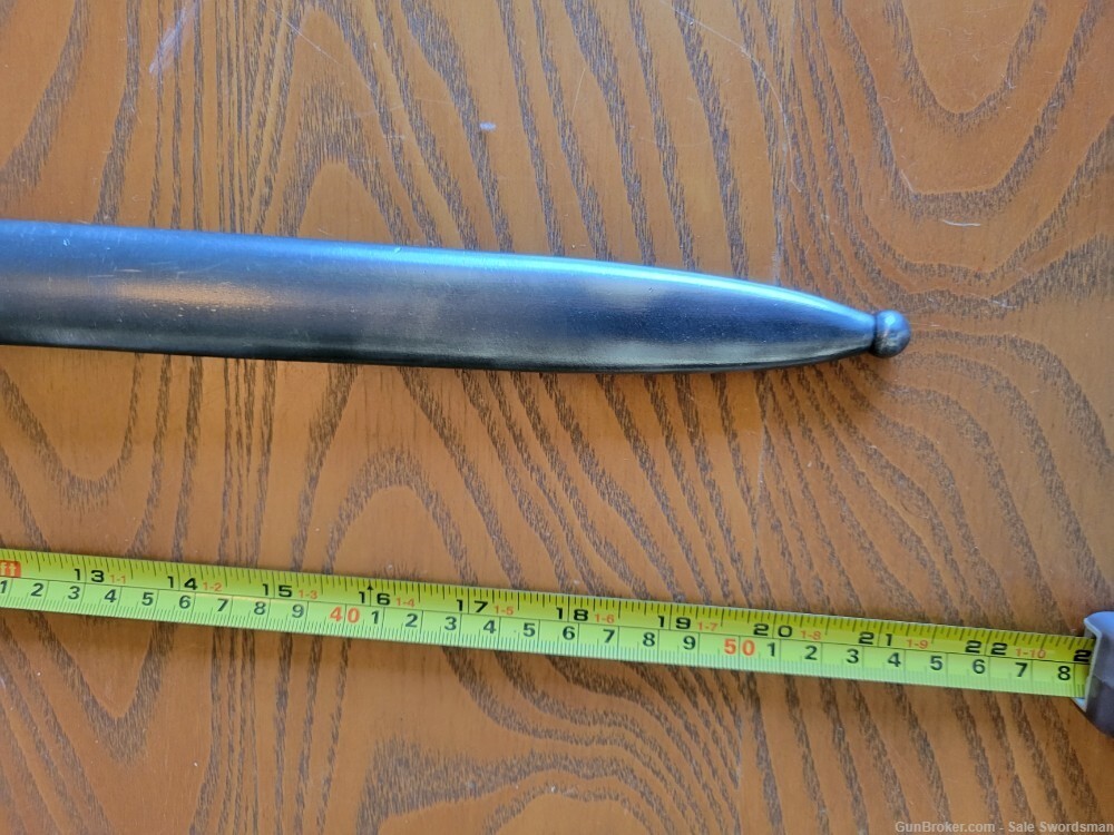 Modified Eagle Head Bowie Knife with Scabbard and Frog Used