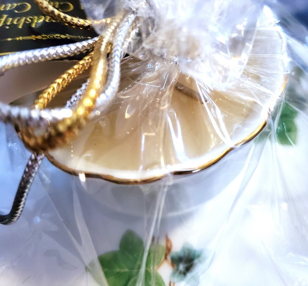 Friendship Tea Cup Candle NOS