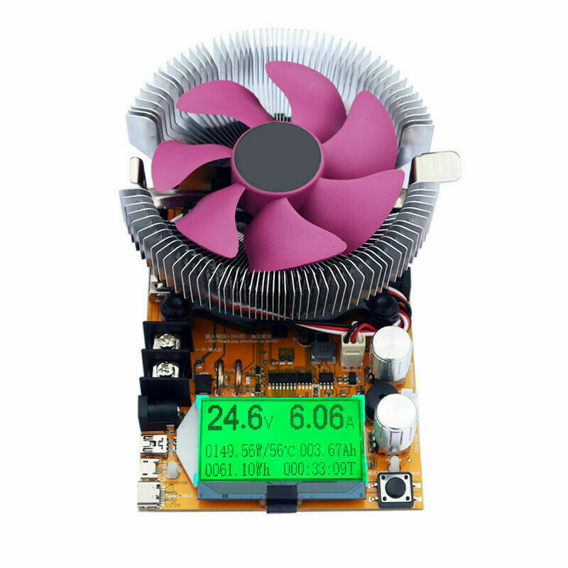 150W USB Constant Current Electronic Load Battery Discharge Capacity Tester 200V