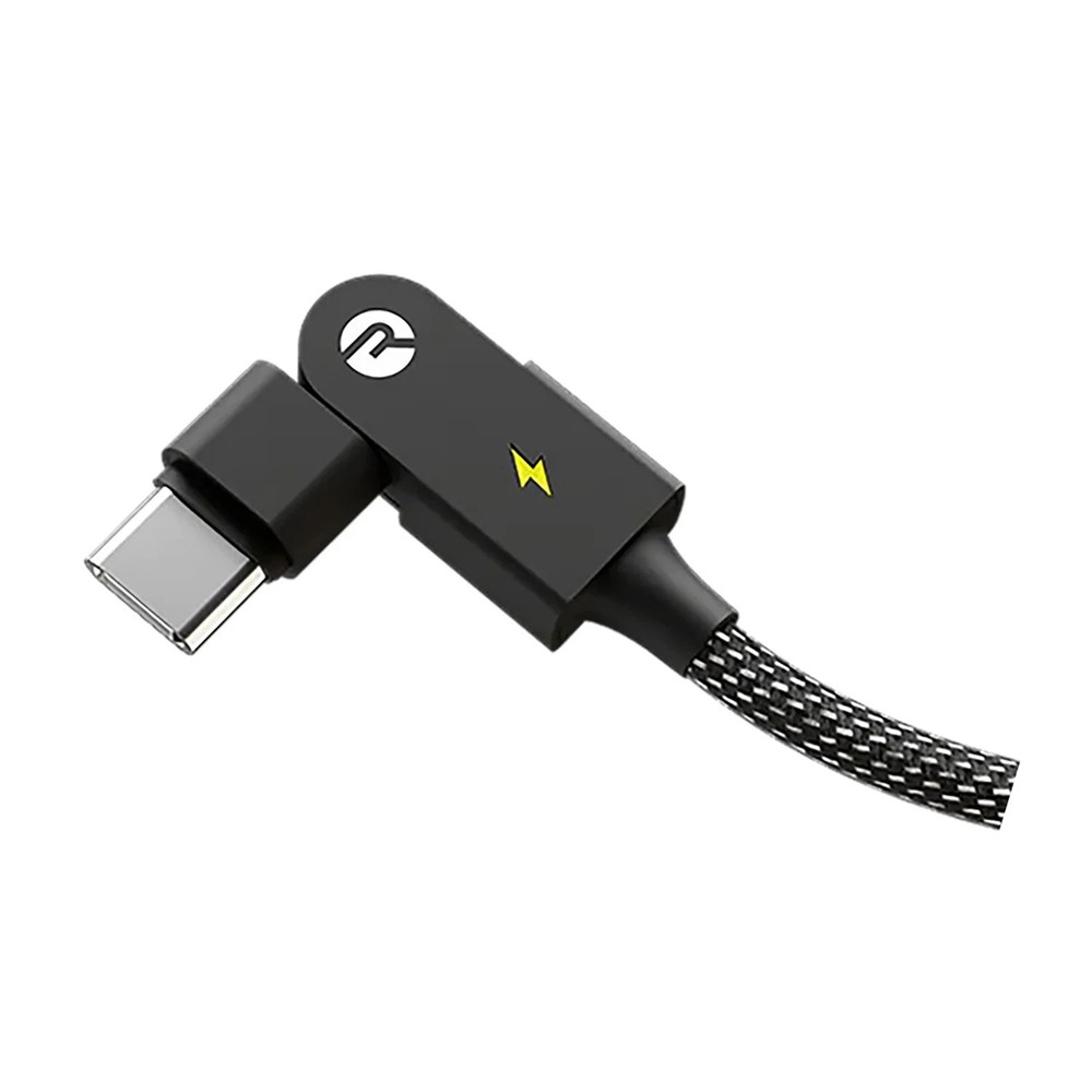 Raycon® Magic Spin 100Watt USB-C® to USB-C® Charge and Sync Cable 3.3 Ft.- Blue