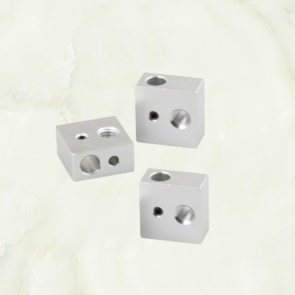 3 Pcs Printer Extruder Hotend Assembly Kit Heater Aluminum Block