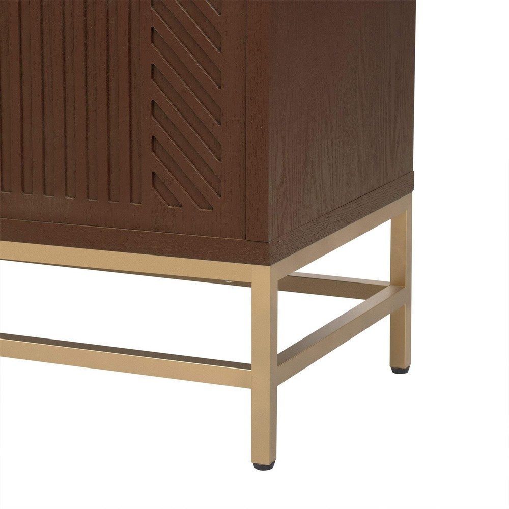 Osaka Sideboard Buffet Cabinet, Brown