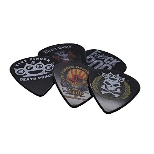 Five Finger Death Punch Guitar Plectrums - Pack Of 5