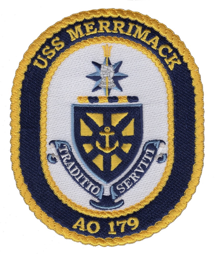 AO-179 USS Merrimack Fleet Oiler Patch