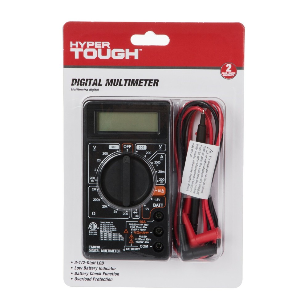 Multi-Function Home Auto Electrical Wiring Tester Digital Multi-Meter Multimeter