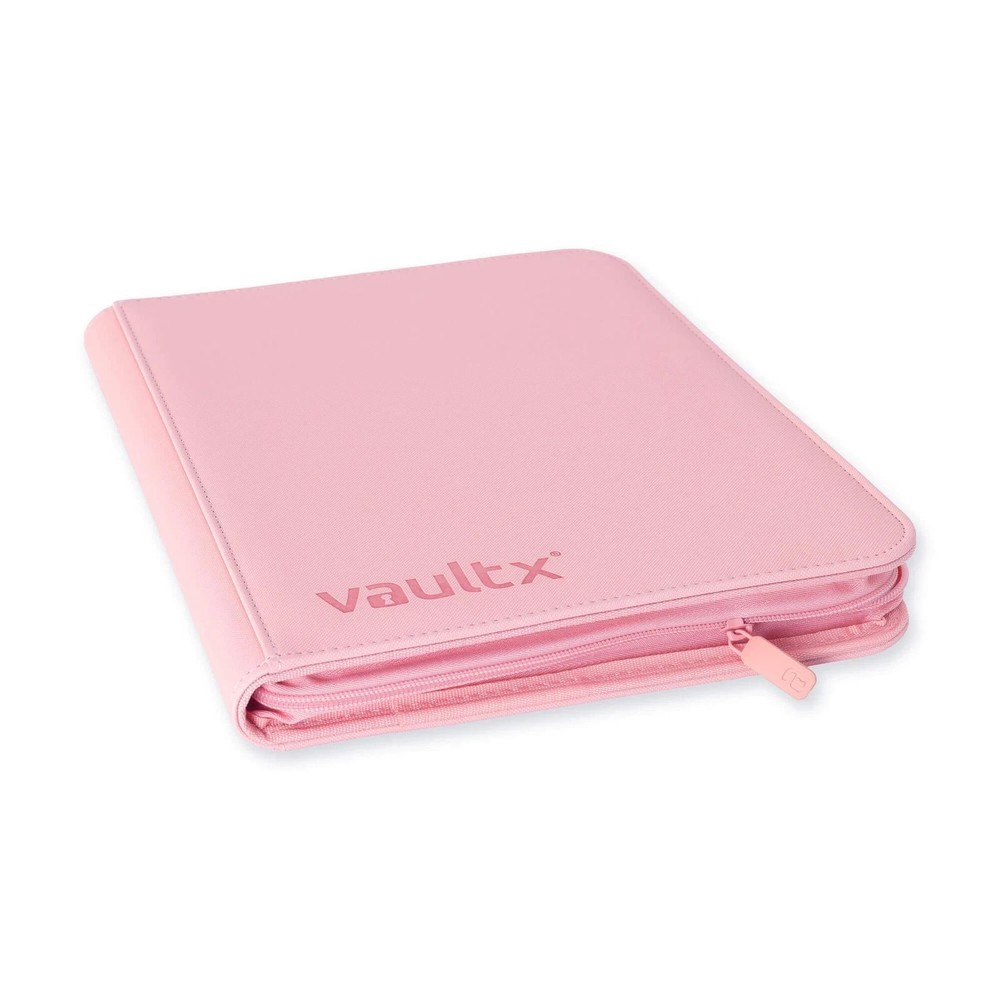Vault X - 9-Pocket Exo-Tec® Zip Binder / Card Case - Just Pink