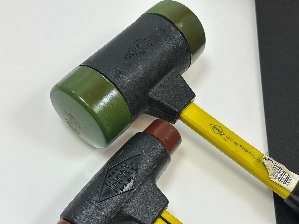 Nupla Tools USA 3pc Quick Change Impax Dead Blow Replaceable Soft Tip Hammer Set