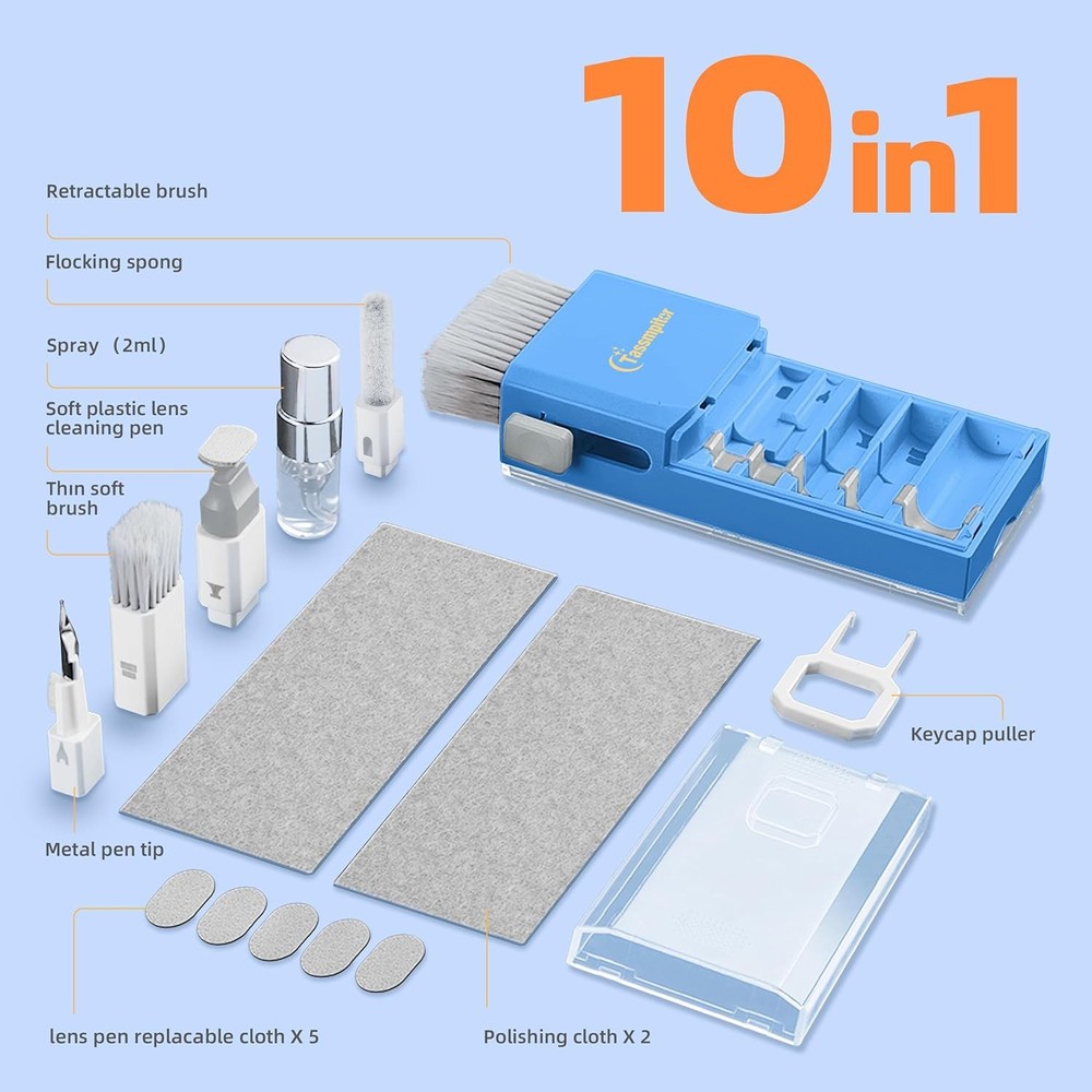 Laptop Cleaning Kit Keyboard Cleaner Spray Multi Tool