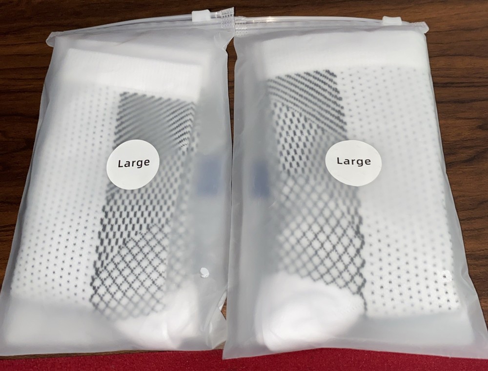 2 Pair Sooth Relieve Compression Socks Unisex White Large …NEW. CHJ-623