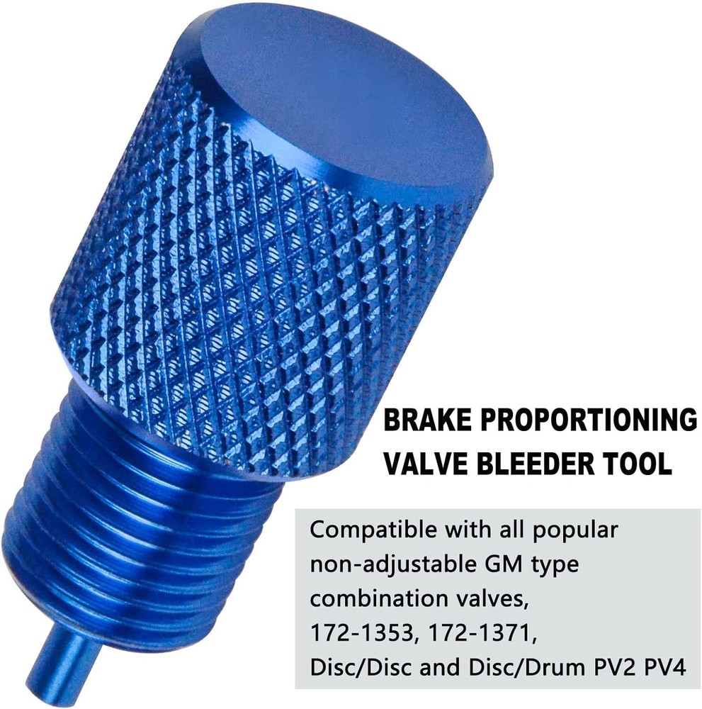 Lightweight Brake Bleeder Tool with Locking Valve - Compatible with GM Models
