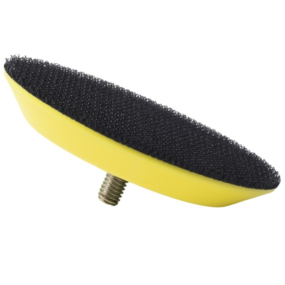 Hook & Loop Sanding Polishing Backing Pad M6 Thread For Air Sander 5pc 3 75mm