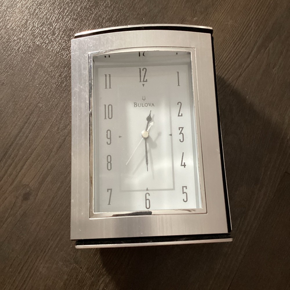 Genesis Picture Frame Collection Clock by Bulova