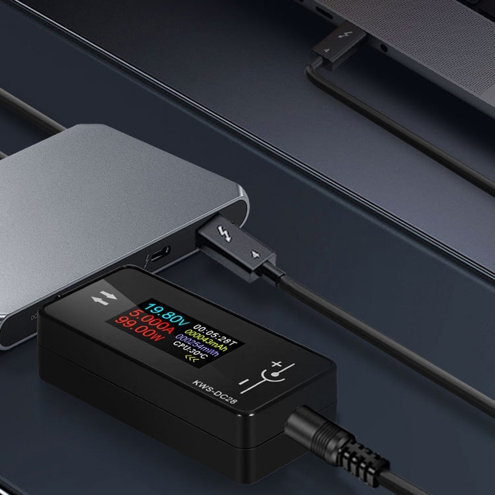 0 96 TFT Display DC5525 Interface Tester for Voltage and Current Measurement