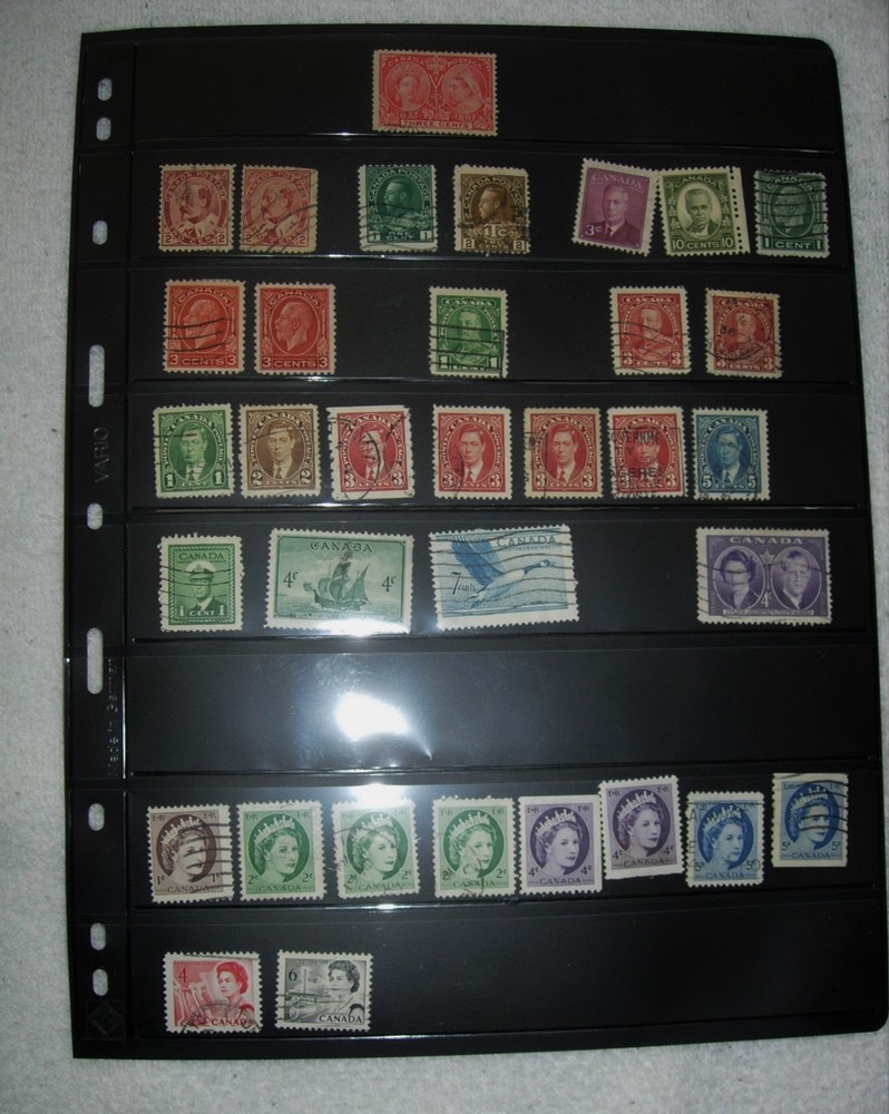 Mixed Lot Canada Postage Stamps - MNH & Used