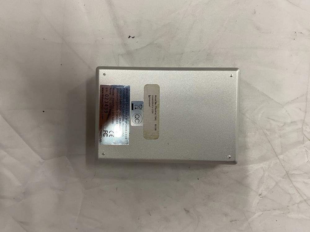 Wolverine Data FlashPac 7060 60GB 7000 Series Portable Data Storage/Media Reader